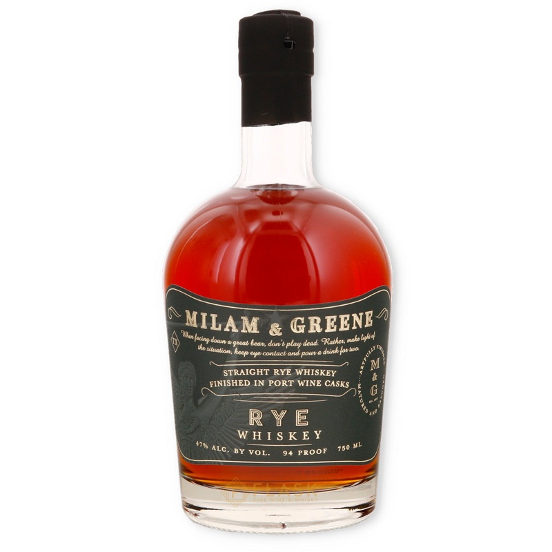 Milam & Greene Port Cask Finished Rye Whiskey