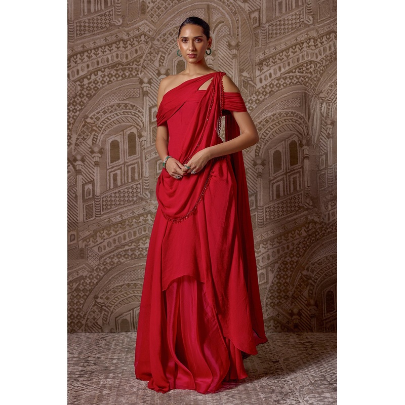 The Precious Saree Set RED