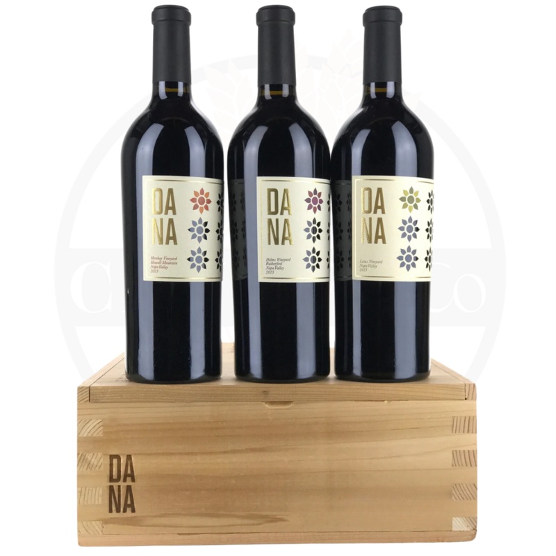 2013 Dana Estates Hershey Vineyard Cabernet Sauvignon 750ml OWC 3-Pack