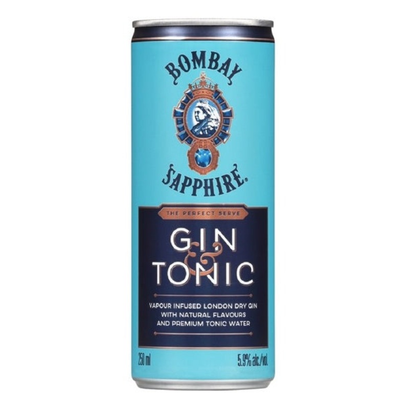BOMBAY GIN & TONIC RTD