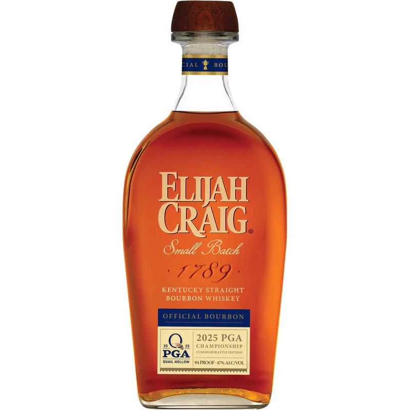 Elijah Craig Straight Bourbon Small Batch 2025 PGA Championship Commemorative Edition 750ml