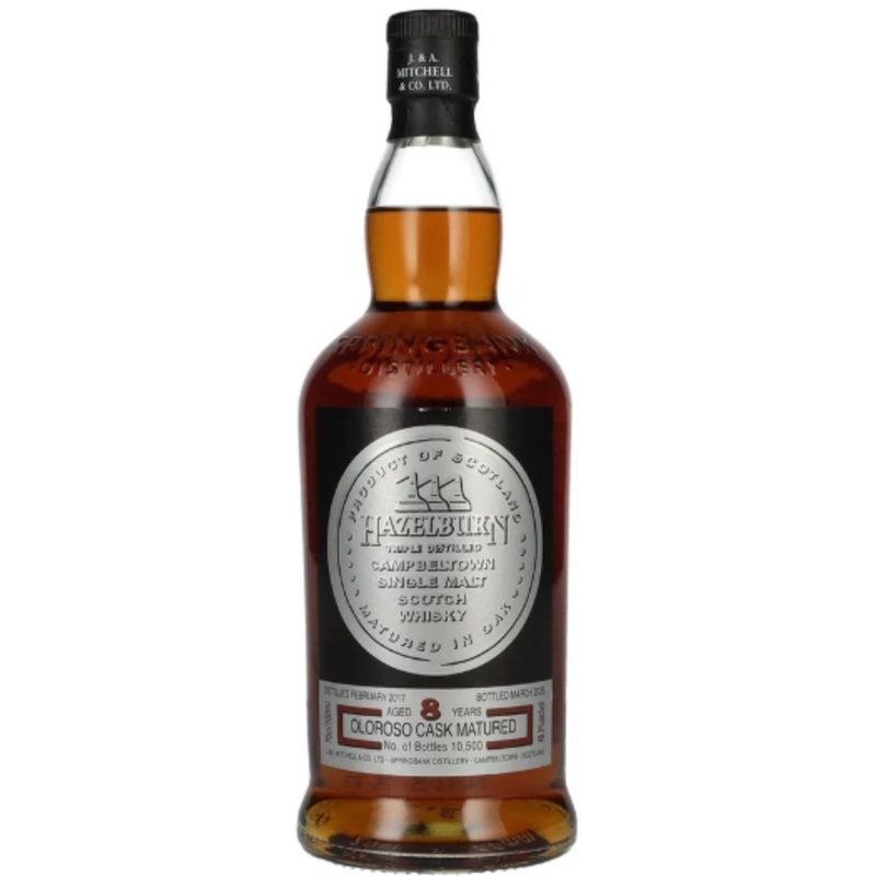 Hazelburn 8 Years Old Oloroso Cask Matured Campbeltown Single Malt Scotch Whisky 700 ML