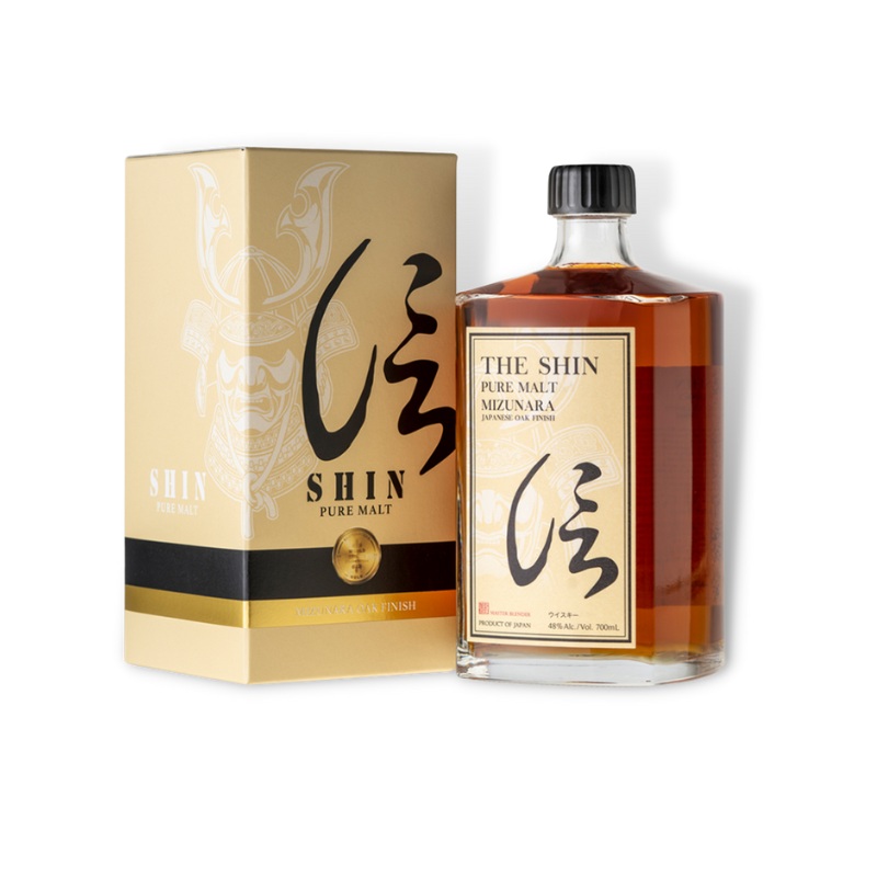 The Shin Pure Malt Mizunara Oak Japanese Whisky 700ml (ABV 48%)