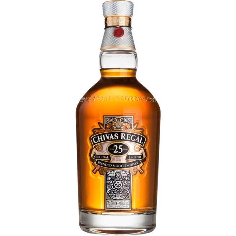 Chivas Regal Blended Scotch Original 25 Yr 80 With Carton 750Ml