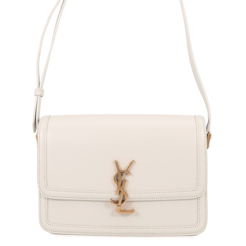 SAINT LAURENT PARIS Solferino Shoulder Bag Ivory634305 Leather Size Medium