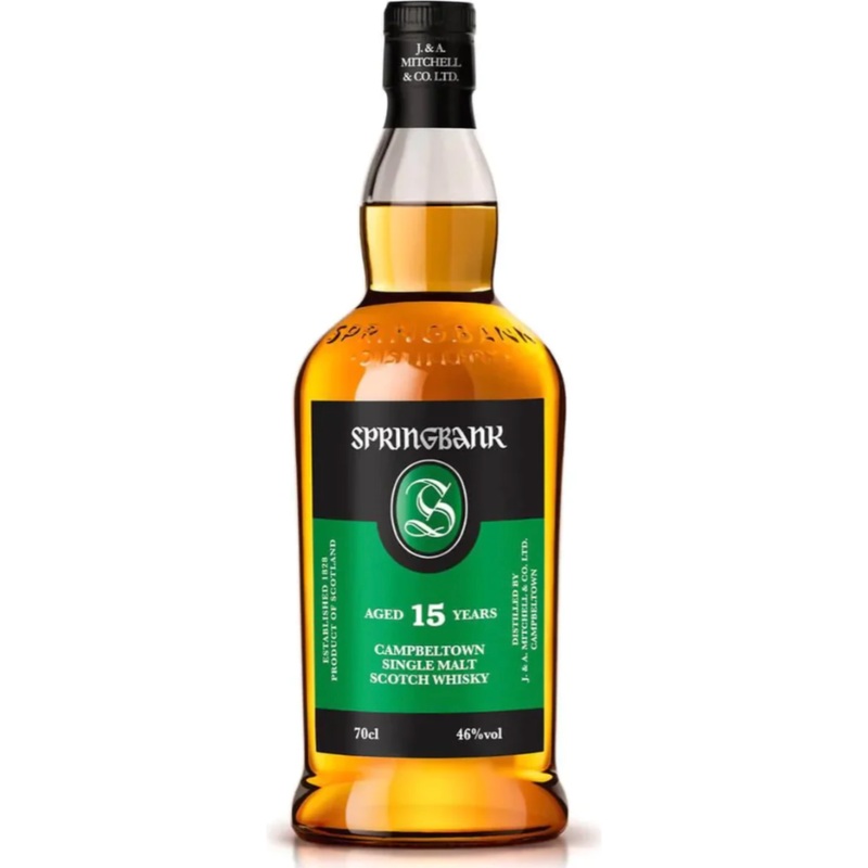Springbank Aged 15 Years Single Malt Scotch Whisky 700mL