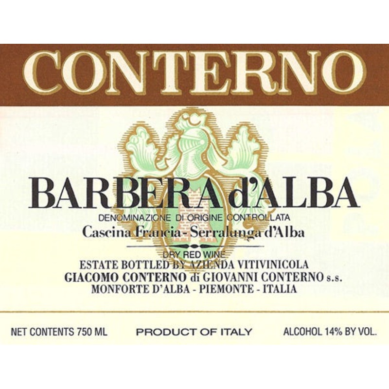 2022 Giacomo Conterno, Barbera d'Alba, Piedmont