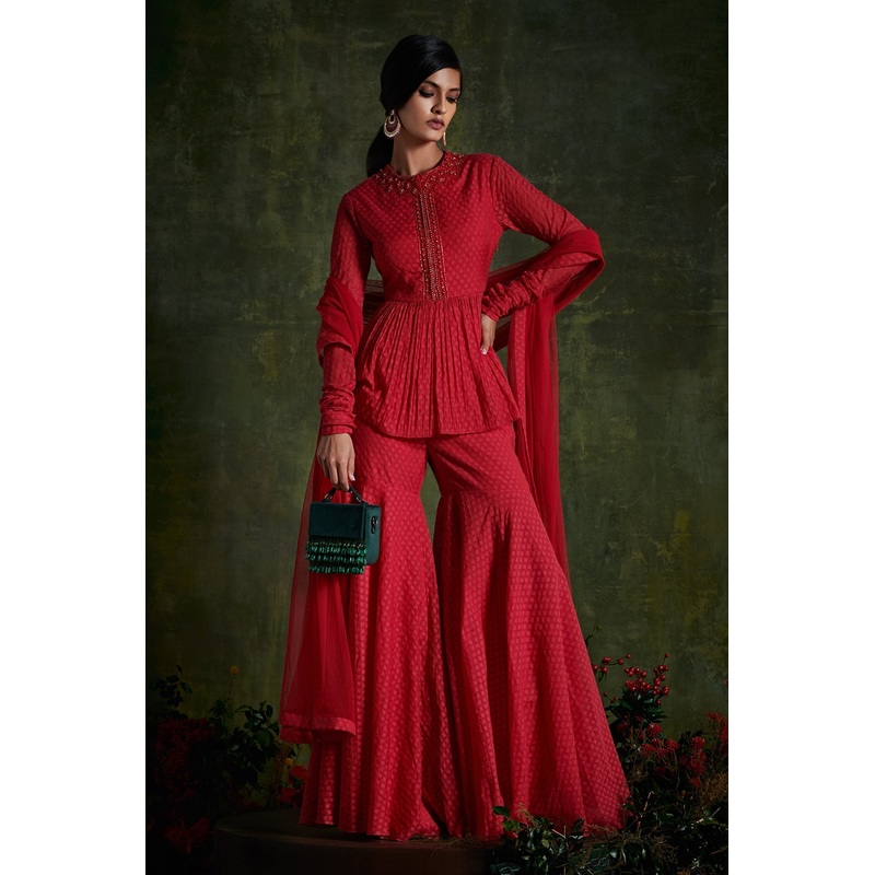 Aarna Hibiscus Red