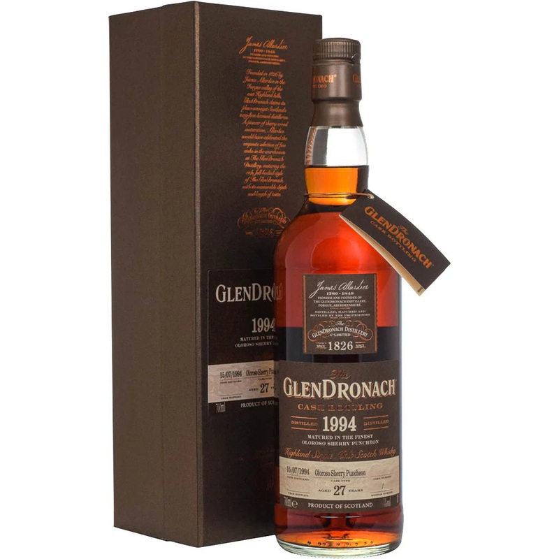 Glendronach 27 Year Old 1994 Cask #7466 Single Malt Scotch Whisky 700ml