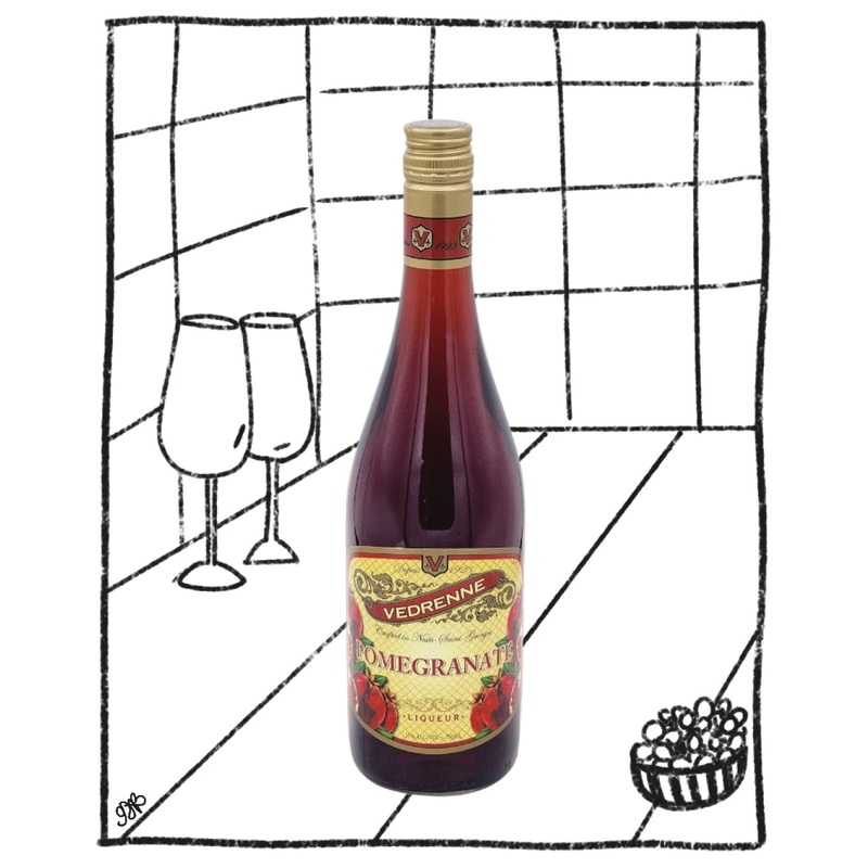 VEDRENNE POMEGRANATE 750ML 15% ABV