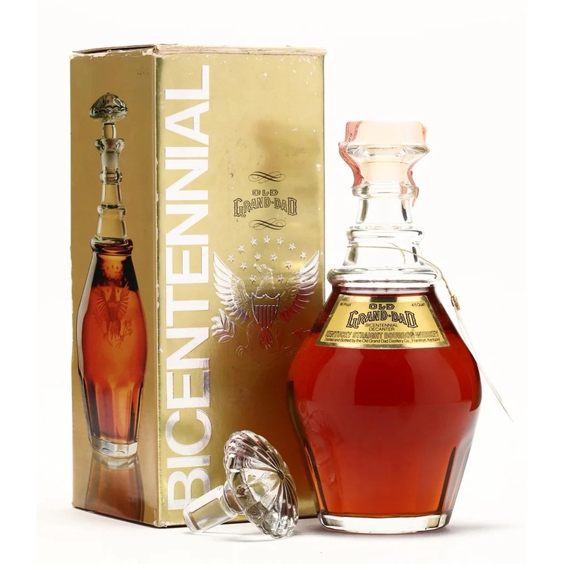 1976 Old Grand Dad Bourbon Bicentennial Decanter 4/5 Quart