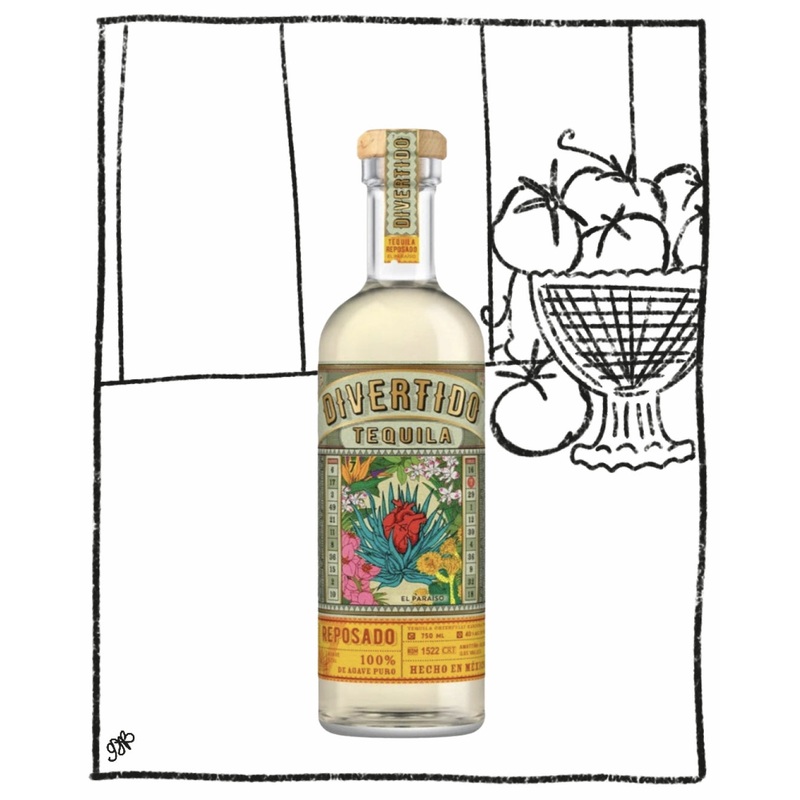 DIVERTIDO TEQUILA REPOSADO 750ML 40% ABV