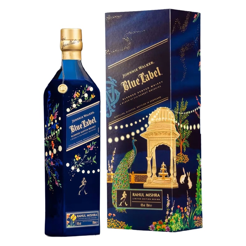 Johnnie Walker Blue Label x Diwali Limited Edition by Rahul Mishra