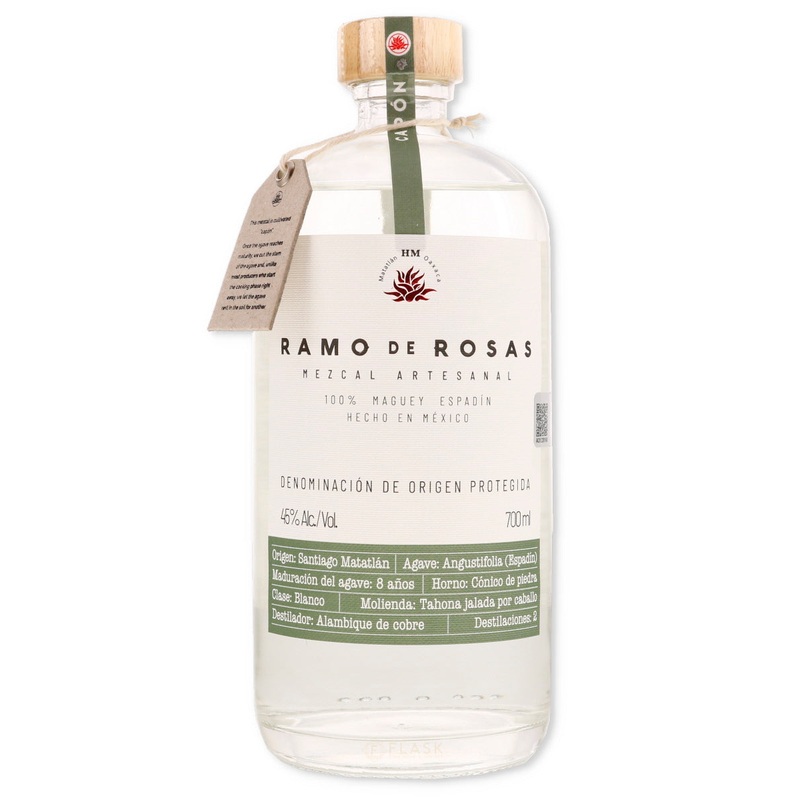 Ramo de Rosas Mezcal Espadin Capon 700ml