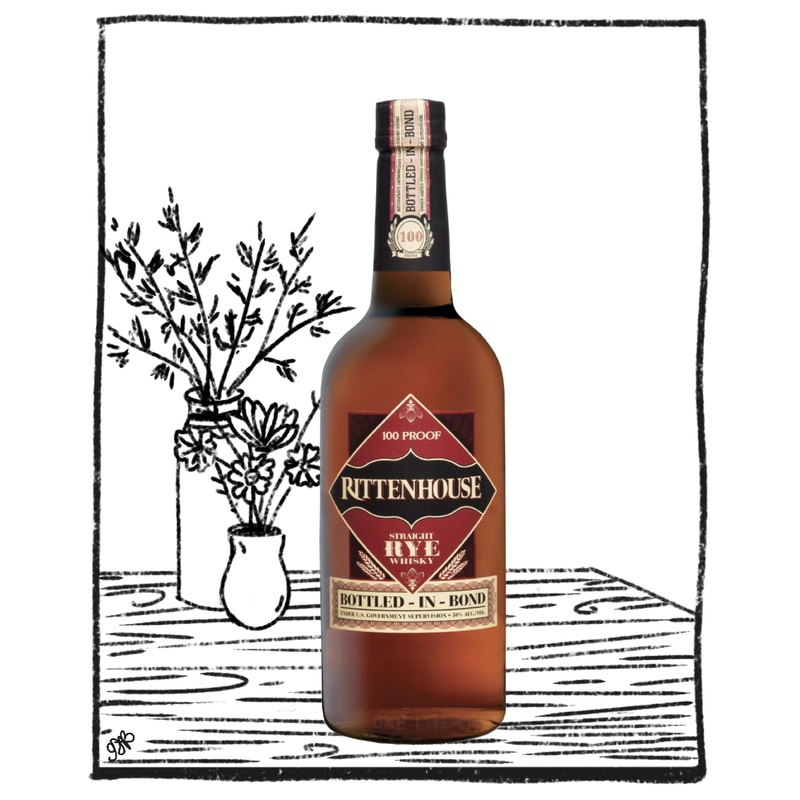 RITTENHOUSE RYE 750ML 50% ABV