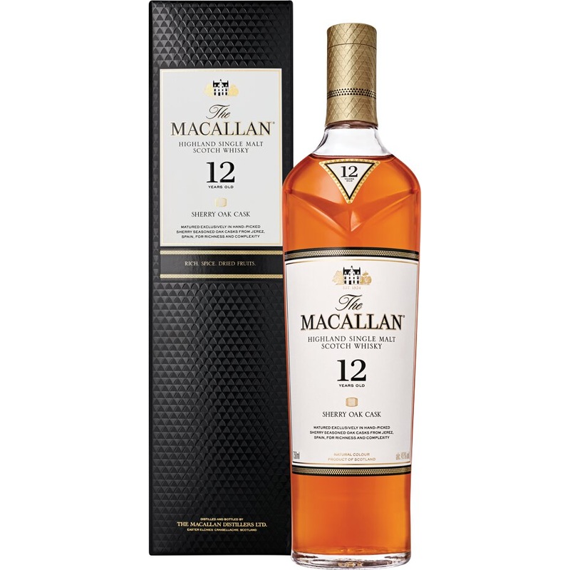 The Macallan Sherry Oak 12 Years Old Single Malt Scotch