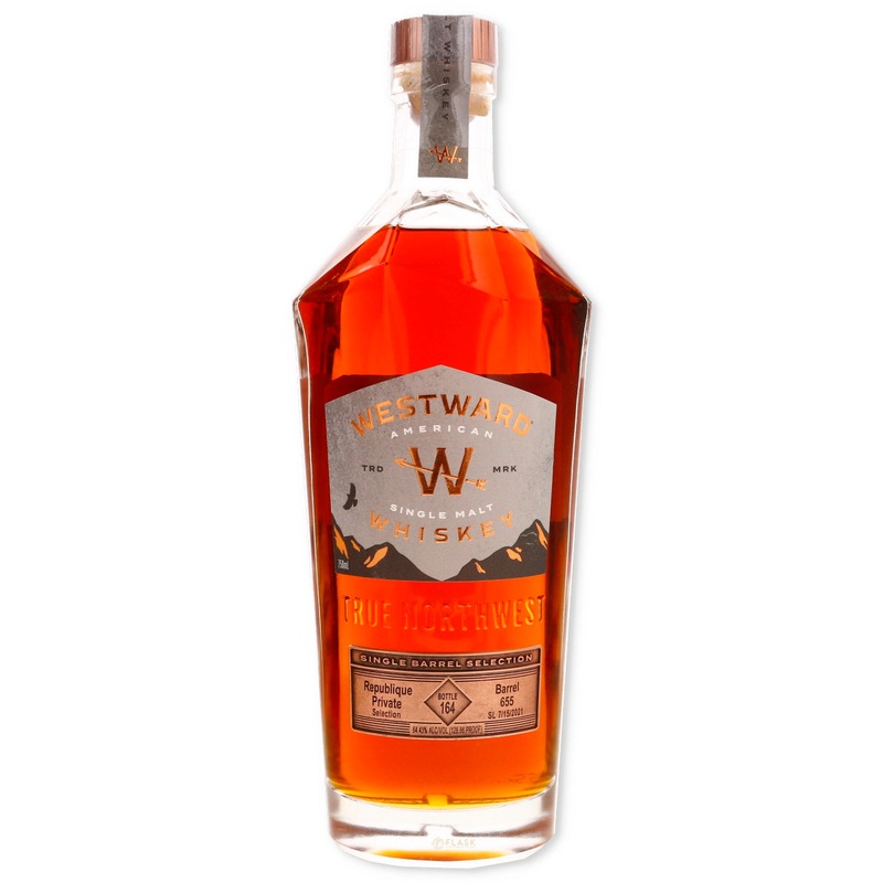 Westward Single Barrel Selection American Single Malt Whiskey