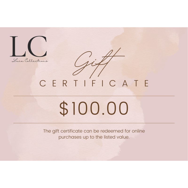 Luca Collections Gift Card