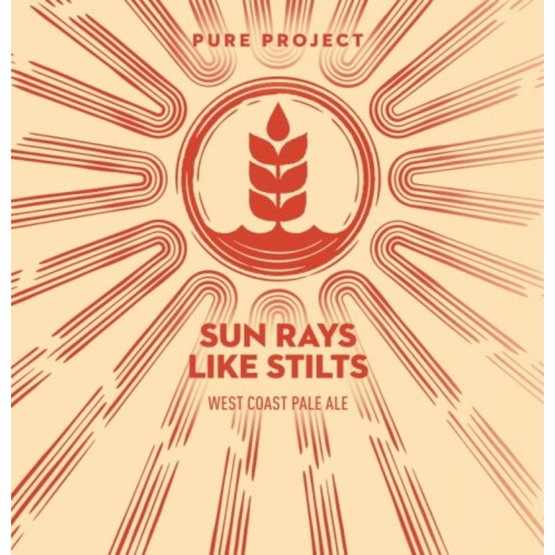 Pure Project Sun Rays Like Stilts Pale Ale 4pk Single 16oz can