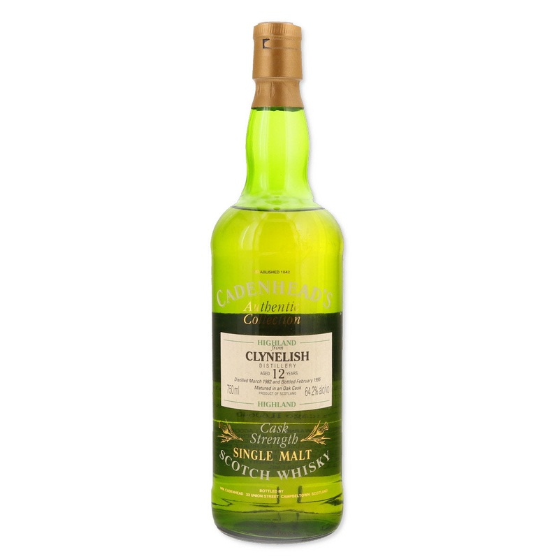 Clynelish Cadenhead's Cask Strength 1982 12 Year Old Single Malt 64.2%