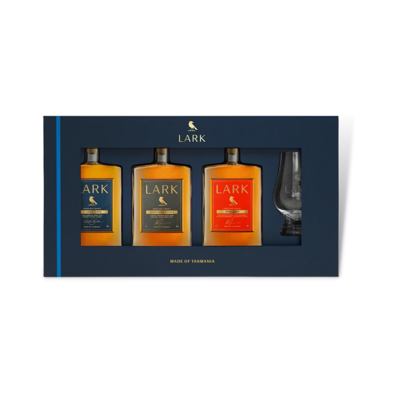 Lark Signature Flight Gift Pack with Glencairn glass 3x100ml