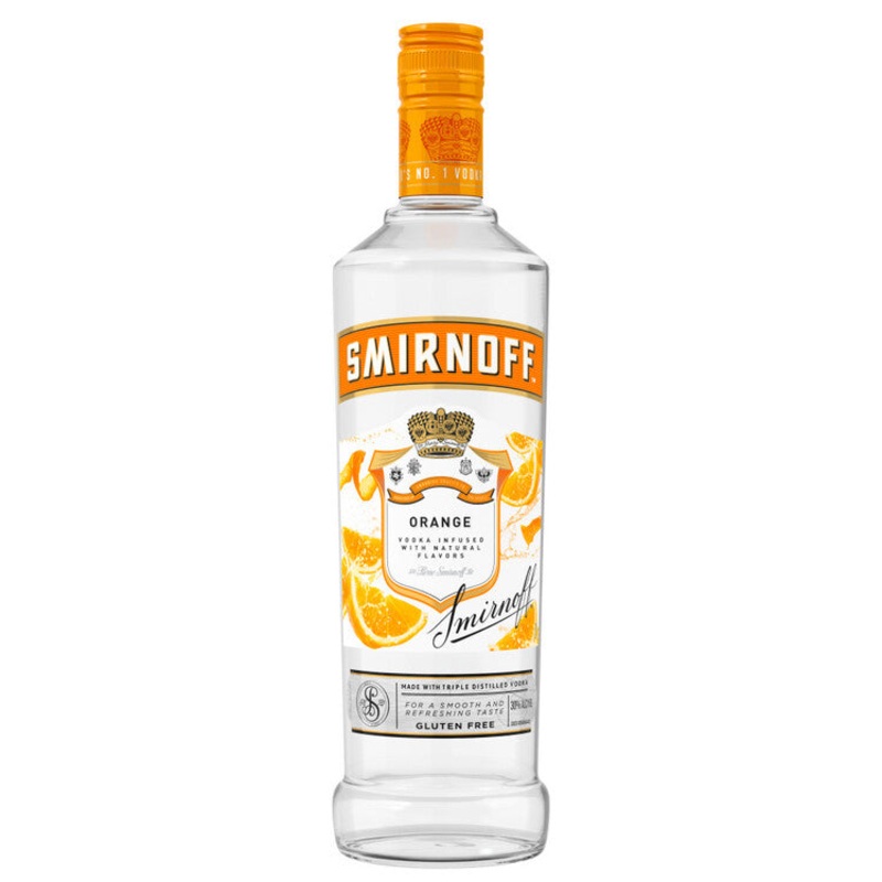 Smirnoff Orange Flavored Vodka 60 1L