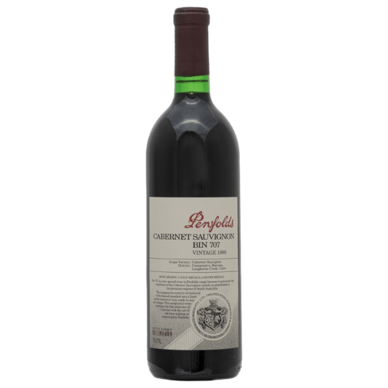 1989 Penfolds Bin 707 Cabernet Sauvignon 750ml