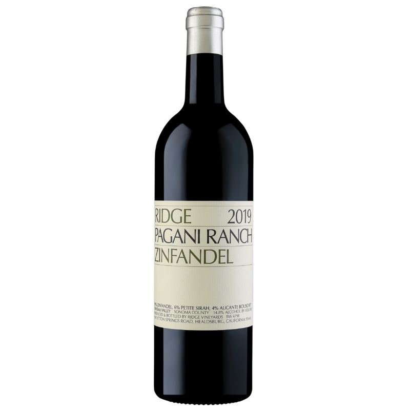 2001 Ridge Vineyards Pagani Ranch Zinfandel 750ml