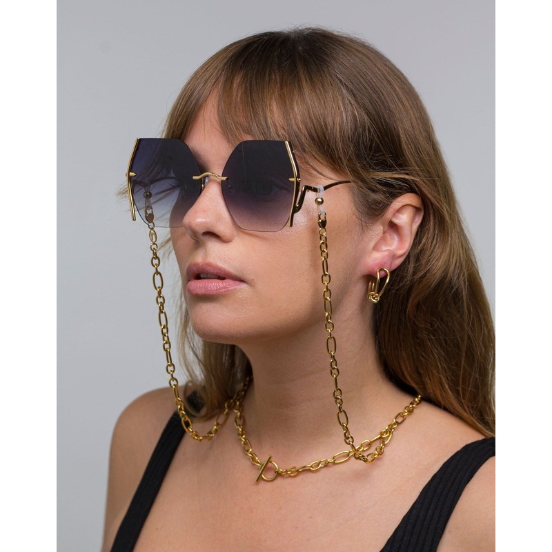 Clio Glasses Chain Gold