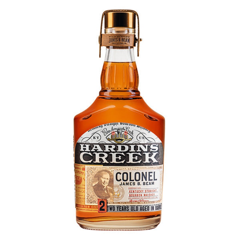 Hardin's Creek Colonel James B. Beam 2 Year Old Kentucky Straight Bourbon Whiskey 750ml