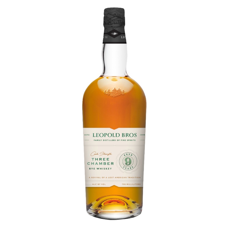 Leopold Bros 9 Year Old Three Chamber Cask Strength RyeWhiskey