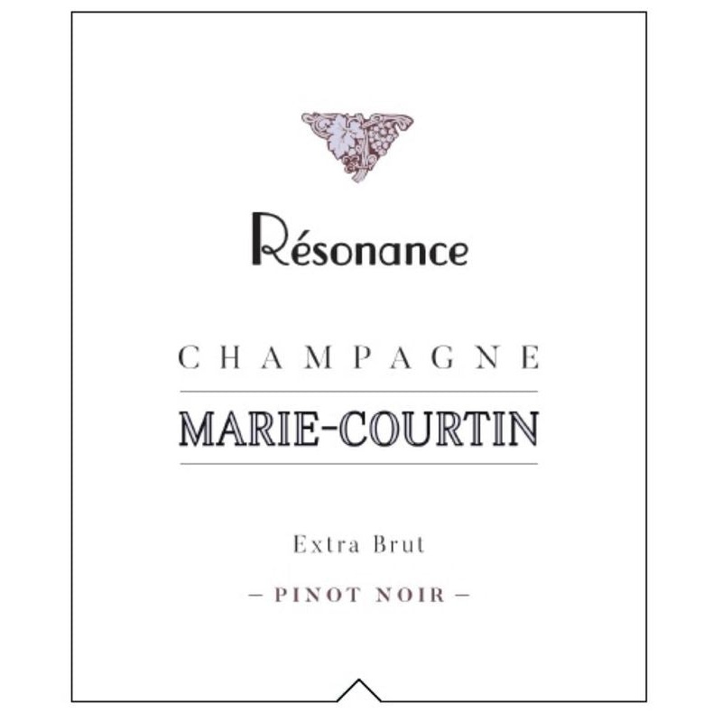 Marie Courtin 'Resonance' Blanc de Noirs Extra Brut Champagne 2022