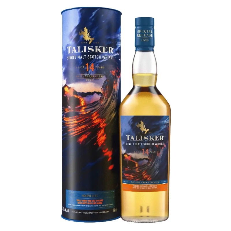 Talisker "Molten Seas" Aged 14 Years Old Single Malt Scotch Whisky 2025 Special Release
