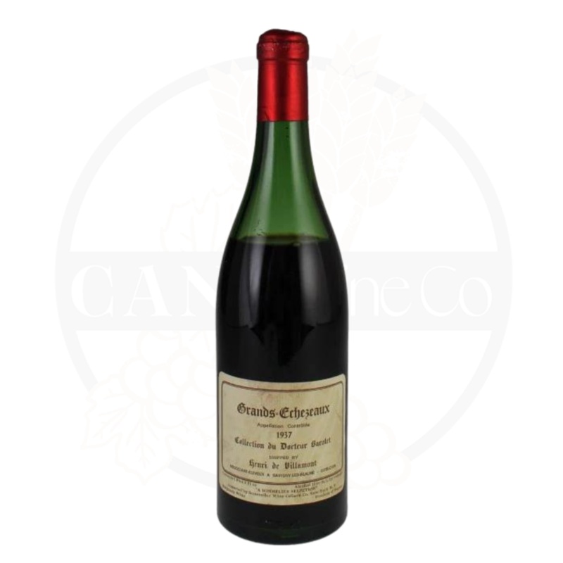 1937 Henri de Villamont Collection du Docteur Barolet Grands Echezeaux Grand Cru 750ml