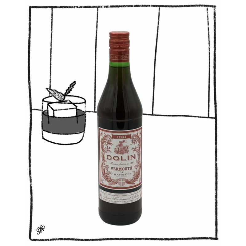 DOLIN VERMOUTH ROUGE DE CHAMBERY 750ML 16% ABV