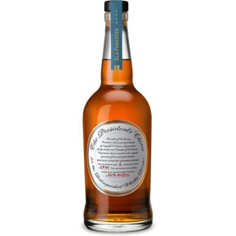Old Forester President's Choice Barrel #006 Signed Kentucky Straight Bourbon Whiskey 750ml