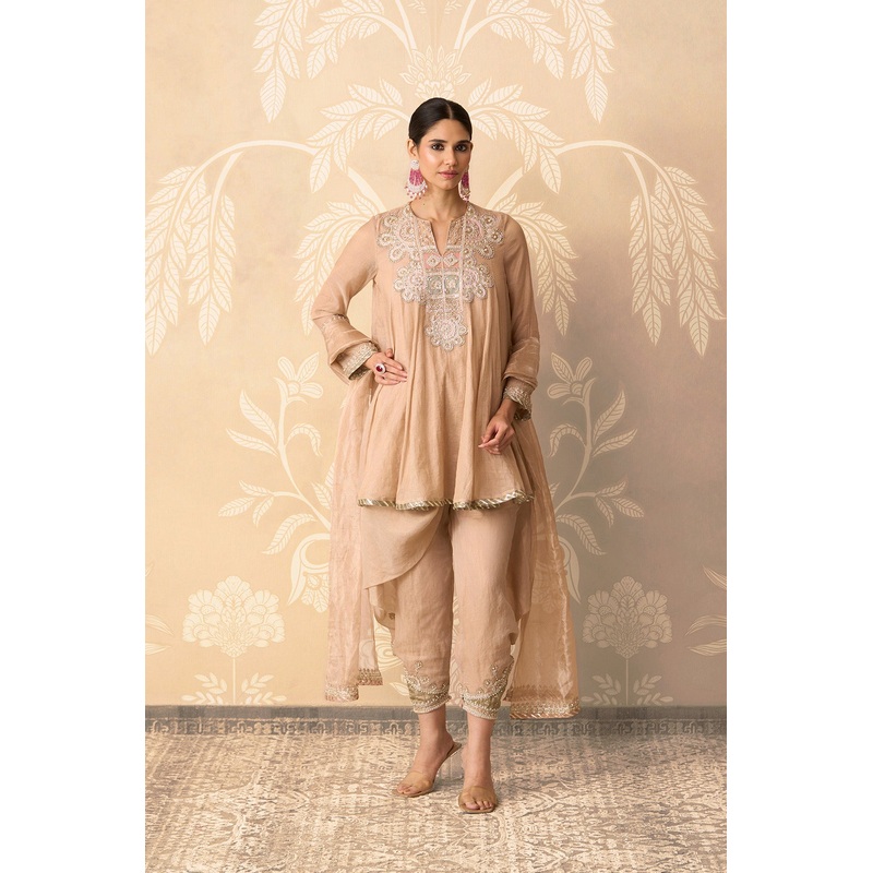 Zarnoor Kurta Salwar Set LIGHT GOLD