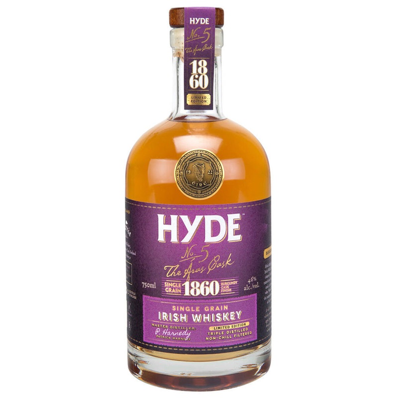 Hyde No. 5 Aras Cask 6yr Burgundy Finish Irish Whiskey