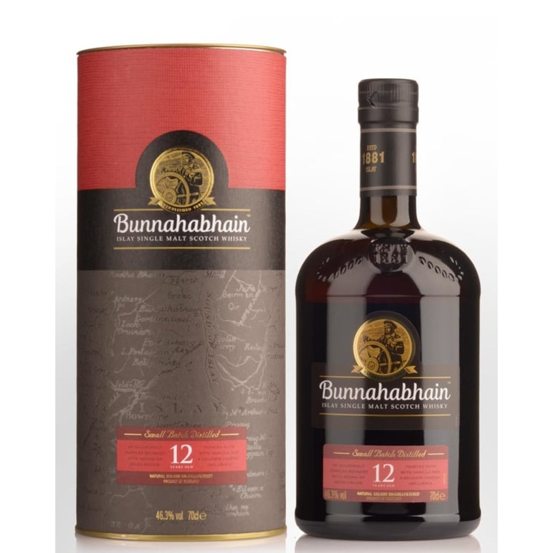 Bunnahabhain 12 Year Old Single Malt Scotch Whisky 700ml