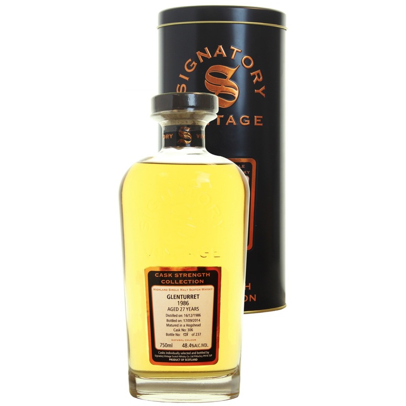 Glenturret Hogshead 29 yrs Highland Cask Strength Signatory Single Malt Scotch Whisky
