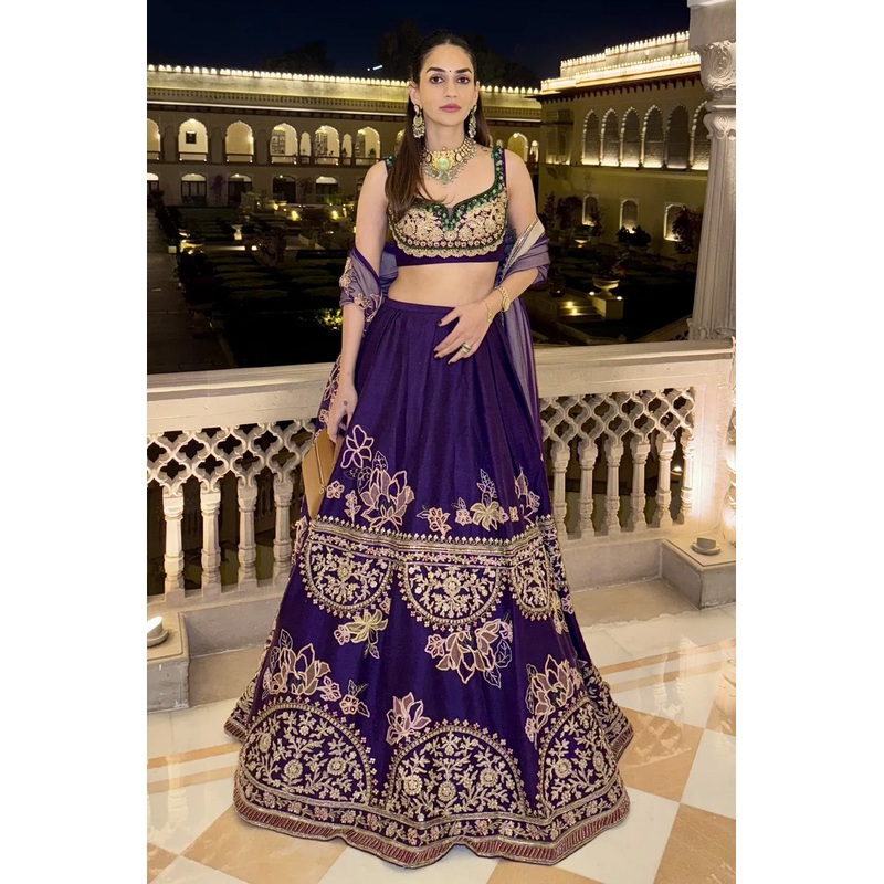 KARMAA DHINGRA IN MEETHA LEHENGA SET Deep Fuschia