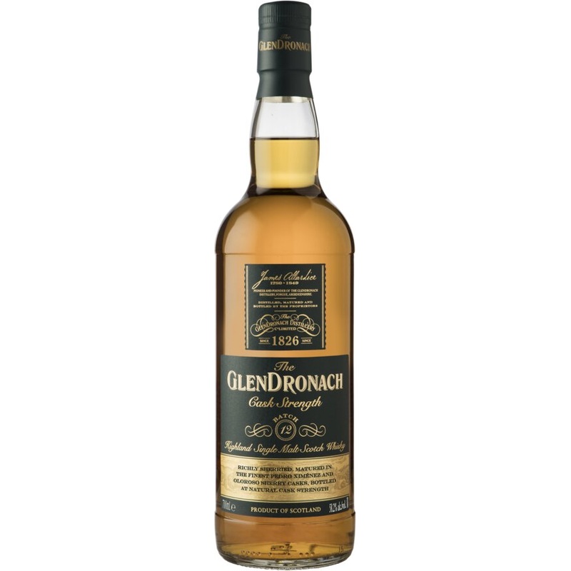 The GlenDronach Cask Strength Batch 12 Whiskey