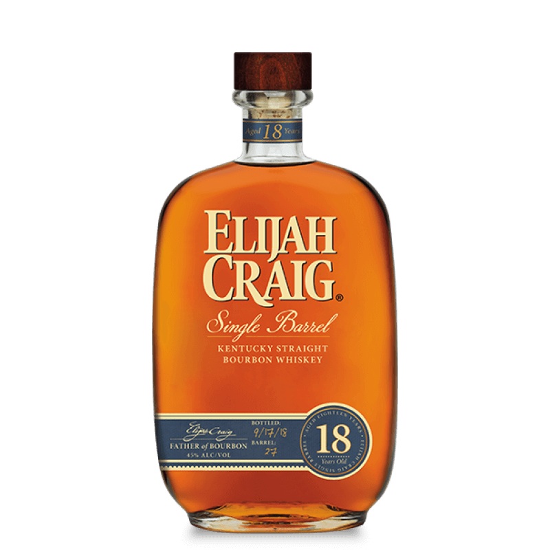 2017 Elijah Craig Single Barrel #4339 18 Year Old Kentucky Straight Bourbon Whiskey 750ml