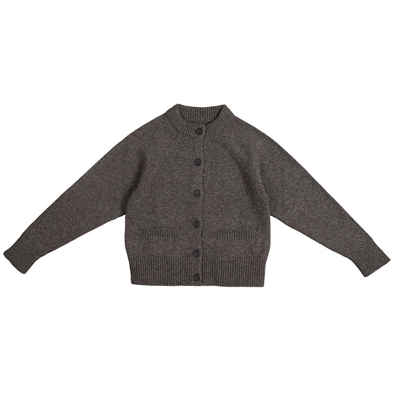 Plain Cardigan Slate Grey Sample Sale