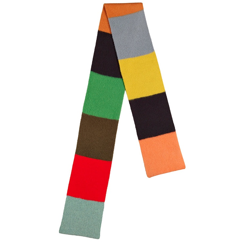Brushed Colourblock Scarf Multicolour Brushed Colourblock Scarf Multicolour