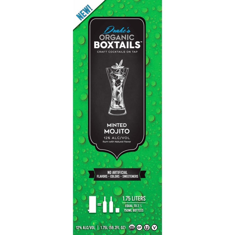 Drake'S Organic Boxtails Minted Mojito 24 1.75L
