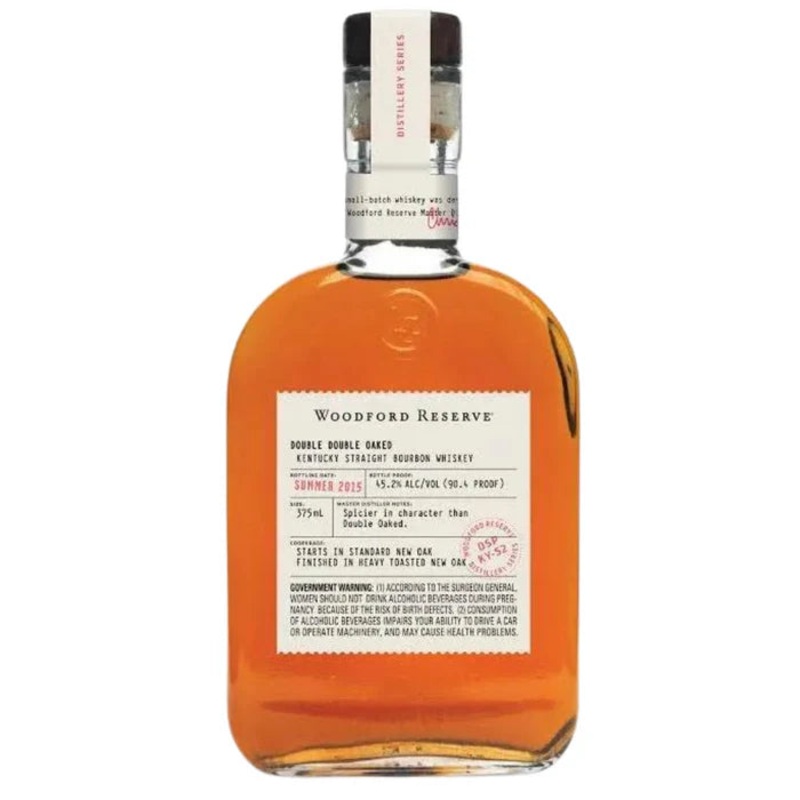 2015 Woodford Reserve Distillery Series Double Double Oaked Straight Bourbon Whiskey 375ml