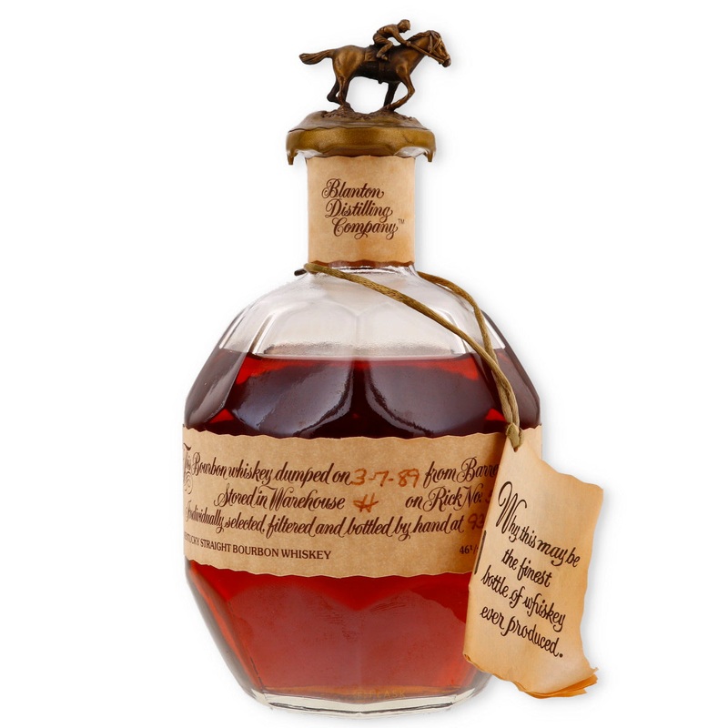 Blantons Single Barrel Bourbon Bottled 3/7/ 1989