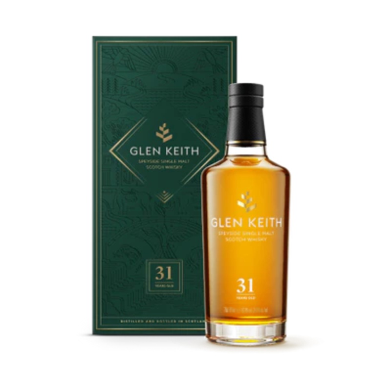 Glen Keith Single Malt Scotch peyside 31 Years Old 97.8 Proof 700ml