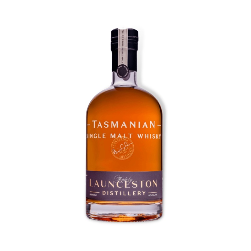 Launceston Distillery Peated Single Malt Whisky 500ml (ABV 46%)